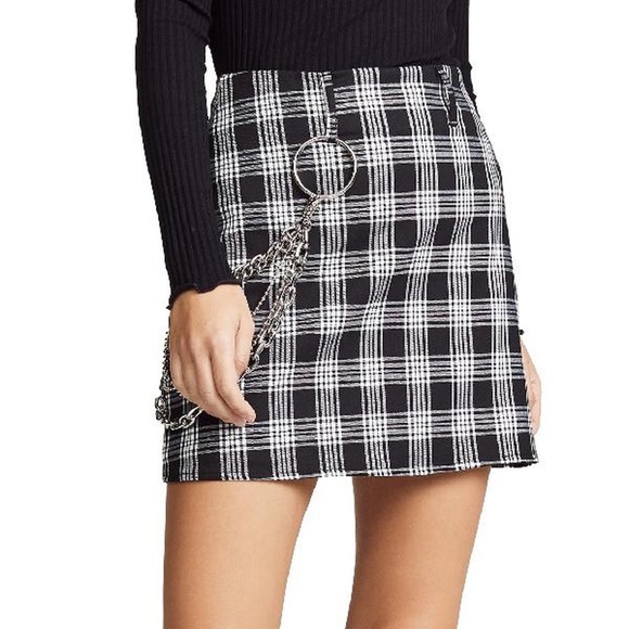 I.AM.GIA Dresses & Skirts - I. Am. Gia Madison Black & White Plaid Tartan Skirt Size Medium
